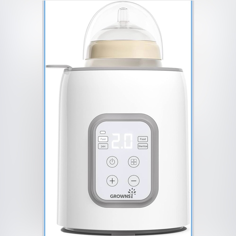Grownsy White Baby Bottle Warmer